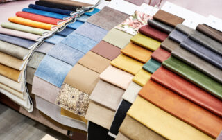 Colourful fabric samples | Leon's Fabrics